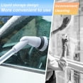 thumbnail image 4 of Electric Spin Scrubber,ClnEZ  Cordless Shower Scrub Brush with 6 Replaceable Brush Heads - Cordless Bathroom and Kitchen Cleaner, 4 of 6