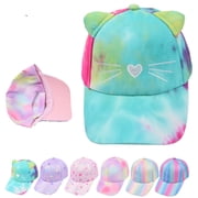 Girls Boys Baseball Cap Adjustable Sun Hat Summer Beach Play Hat Outdoor