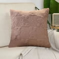 thumbnail image 4 of Fiudx Funda de Almohada de Felpa, Funda de Cojín de Poliéster Suave, Diseño con Cremallera Invisible, Tamaño Versátil de 45 X 45 Cm, Decoración para Sofá, Decoración Navideña, Fácil de Limpiar, Lavab, 4 of 6