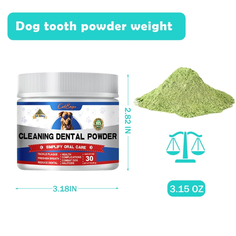 ColEaze Dental Powder for Dog Teeth Cleaning Dog Breath Freshener