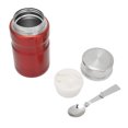thumbnail image 1 of Recipiente térmico para alimentos de acero inoxidable con aislamiento de 26 oz y 750 ml, para almuerzo o refrigerio, color rojo, 1 of 15