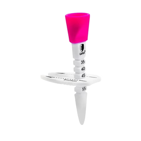 Adjustable Golf tee Ball Holder Height Adjustable Durable Materials Premium Ball Marker for Driving Range Training Women Golfer Indoor Light Red