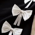 thumbnail image 6 of ITSAME Baby and Toddler Girls Dress, Cute Bow Round Neck Sleeveless Summer Fashion Casual A-Line Dress Black 12-18M, 6 of 7