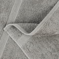thumbnail image 3 of Superior Oregon Organic Cotton Solid Bath Sheet, Set of 2, Silver, 3 of 11