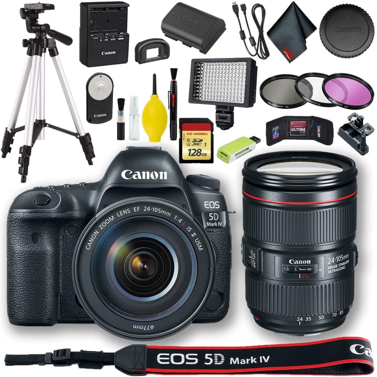 Canon EOS 5D Mark IV DSLR Camera with 24-105mm f/4L II Lens (Intl