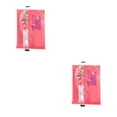 thumbnail image 4 of Minnieouse Bangs Pad Paste Post Seamless Hairs Barber Washing Face Fixed Shop Bang Clip Use Patch Makeup Home Fixator Hair Pads Tools Rosa roja 2piezas, 4 of 6