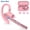 Pink, variant on New Bee M54 Bluetooth Headset, Single Ear Wireless Earpiece with 500mAh LED Digital Charging Case