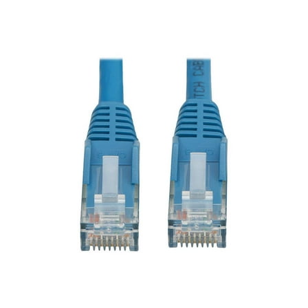 Eaton Tripp Lite Series Cat6 Gigabit Snagless Molded UTP Ethernet Cable RJ45 M/M PoE LSZH Blue 2 m 6.6 ft.