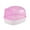 Pink, variant on Walbest Small Animals Bathroom, Sand Bath Container, Pet Bathroom for Dwarf Hamster/Mouse/Chinchilla/Rat/Gerbil
