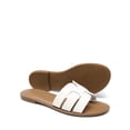 thumbnail image 4 of Sandalia DREAM PAIRS DWUMSS2509 Blanca para Mujer, Sandalia Plana Tipo Slide, 4 of 8