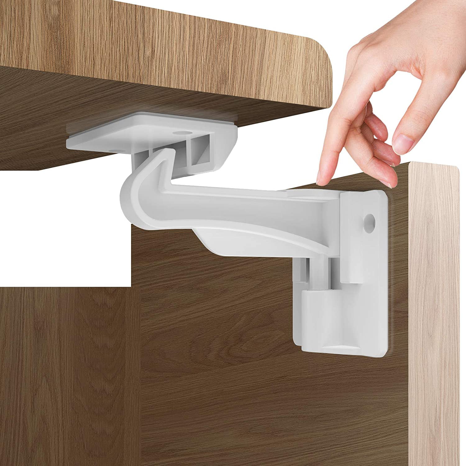 Child Baby Toddler Safety Magnetic Drawer Kitchen Cabinet Cupboard Lock Latch 