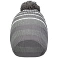 thumbnail image 3 of Holloway Sportswear OS Spirit Pom Beanie Graphite/Heather Grey/White 223815, 3 of 5