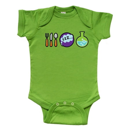 

Inktastic Eat Sleep Science Chemistry Gift Baby Boy or Baby Girl Bodysuit