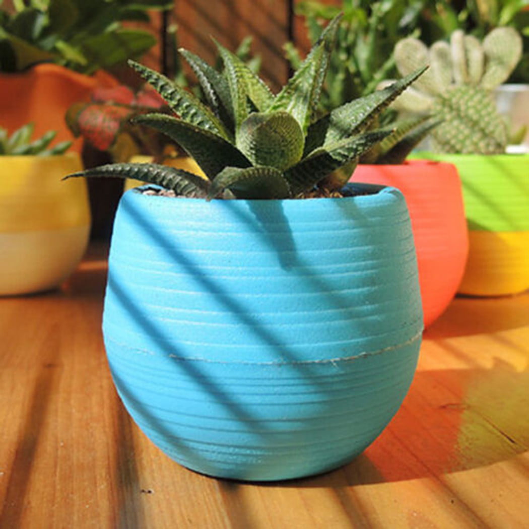 10 X Mini Round Succulent Pot Small Flower Plant Planter Home  Decor 