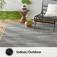 thumbnail image 3 of Nicole Miller New York Patio Country Wynona Contemporary Abstract Indoor/Outdoor Area Rug, Black/Beige, 5'2"x7'2", 3 of 8