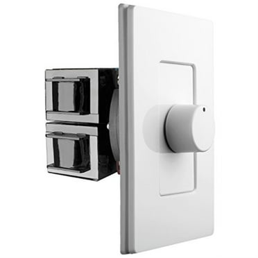 OSD SLK 100W 100W Modern Design In Wall Volume Control, Rotary Knob White Impedance Matching