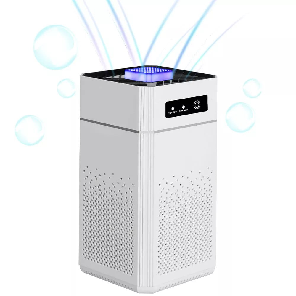 HEPA Air Purifier for Large Rooms Air Cleaner with 360° Air Intake Aromatherapy Function Quiet Sleep Mode Removes Smoke Dust Pollen Pet Dander Odors for Home Bedroom Office