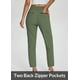 thumbnail image 5 of Pantalones BALEAF para mujer, de viaje, ligeros y elásticos, color verde militar, talla L, 5 of 7
