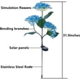 thumbnail image 6 of 4 Pack Solar Garden Lights Large Realistic Hydrangea Ball Flower Stake Lights Outdoor Waterproof LED Colorful Lights for Lawn Patio Pathway Yard Decor Ideal Holiday Gift, 6 of 6