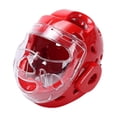 thumbnail image 2 of Casco de entrenamiento de karate ligero y práctico, ventilado, para niños y adultos. Rojo, 2 of 9