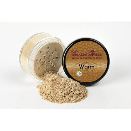- NEUTRAL WARM FOUNDATION by Sweet Face Minerals Sample to Bulk Sizes Mineral Makeup Bare Skin Sheer Powder Cover (5 Gram Sample Jar)
