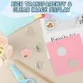 thumbnail image 5 of Qianfeng 30 Pcs 1.5inch / 38mm Plastic Blank Transparent Badges, DIY Acrylic Badge Kit, Round Button Maker Supplies Includes Colored Paper, Scissors and Pencils, 5 of 9