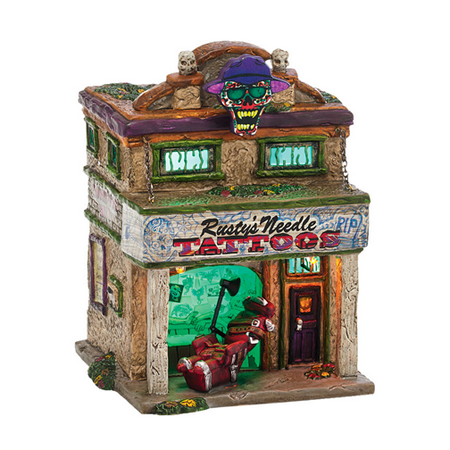 department 56 halloween village 4036587 rustys needle