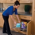 thumbnail image 2 of Rev-A-Shelf 12" Pullout 2-Tier-Shelf Wire Basket Cabinet Organizer Chrome Finish, 2 of 2
