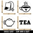 thumbnail image 2 of Tea Time Bag Steaming Teapot Kettle Cup Mug Rubber Stamp Set for Scrapbooking Crafting Stamping - Mini 1/2 Inch, 2 of 7