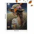 thumbnail image 3 of UXIEQU 12x16 Inch Moonlit Meadow Lady Canvas Wall Art Romantic Nature Decor, 3 of 8