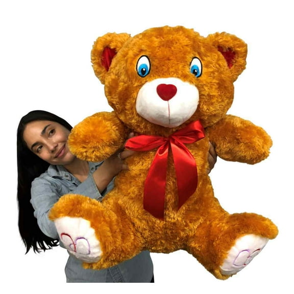 Big Plush® 2 Foot Teddy Bear 24 Inches Soft Brown with Red Nose