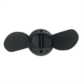 thumbnail image 2 of 4.8 Inches 2-Blade Folding Propeller Motor Boat Propellers Electric Engine Outboard Propeller for Boat Efoil Surfing,1 * Propellers,Black, 2 of 7