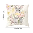 thumbnail image 3 of Easter Pillow Cover Home Easter Egg Rabbits Festival Decoration Cushion Cover for Easter Decor Garland Outdoor Indoor Party, 3 of 6