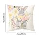 thumbnail image 3 of Easter Decoración del hogar Easter Pillow Cover Home Easter Egg Rabbits Festival Decoration Cushion Cover Decoración del hogar, 3 of 6