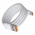 thumbnail image 3 of RYUJNDK USB to USB C Charging Cable Cord 66W Fast Charging and Data Transfer for Type C Interfaces Phones Laptops White, 3 of 8
