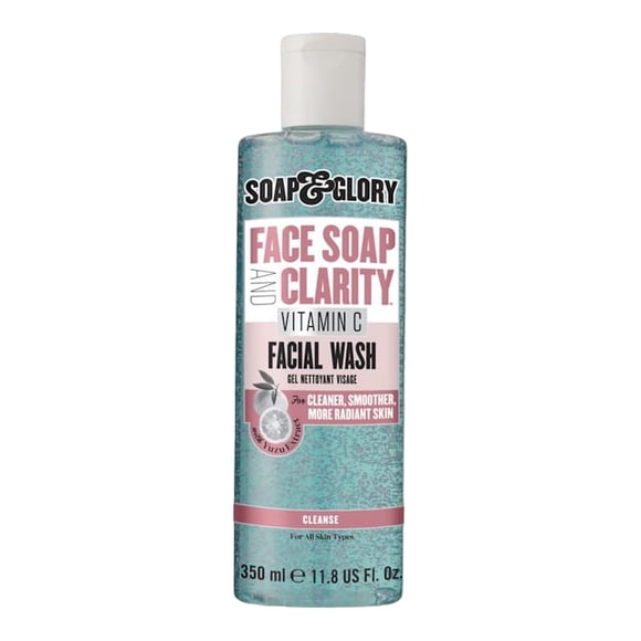 Limpiador facial exfoliante suave Cleanser Soap & Glory, 350 ml
