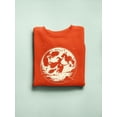 thumbnail image 3 of Witch Skater Skeleton Halloween Graphic - Women's Sweatshirt, 3 of 4