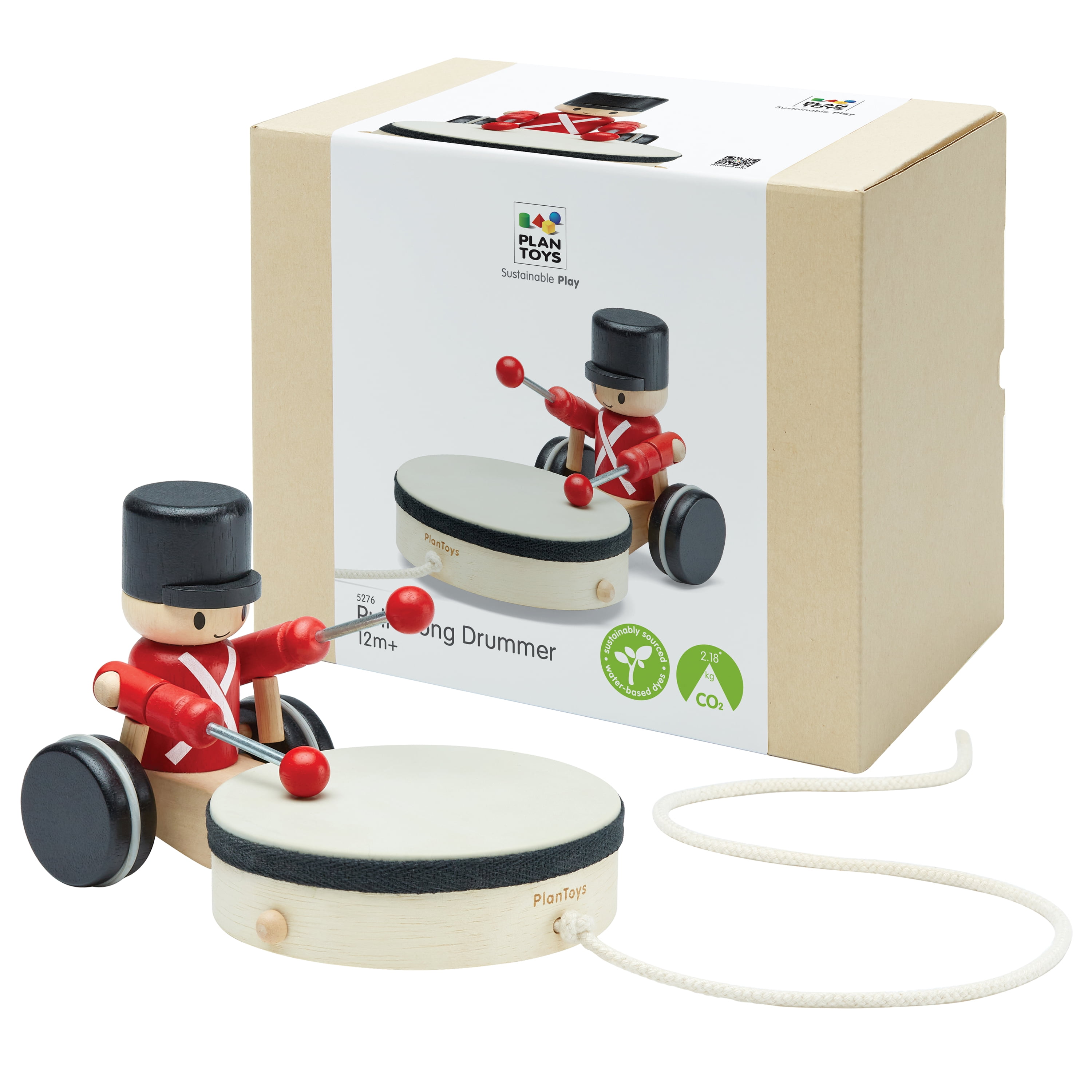 Hape My First Musical Walker Wooden Push & Pull Toy for Baby
