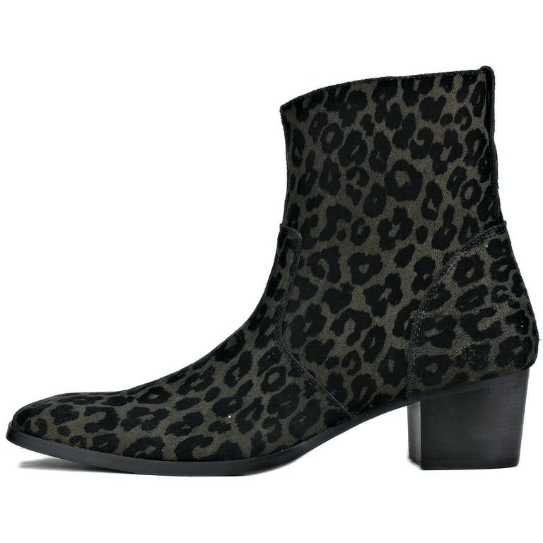 Pony hair hotsell leopard boots