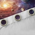 thumbnail image 4 of jejeloiu Solar System Blackout Curtains Set of 2 (52x84 Each),Cosmos Planet Window Curtains For Men Women, 4 of 6