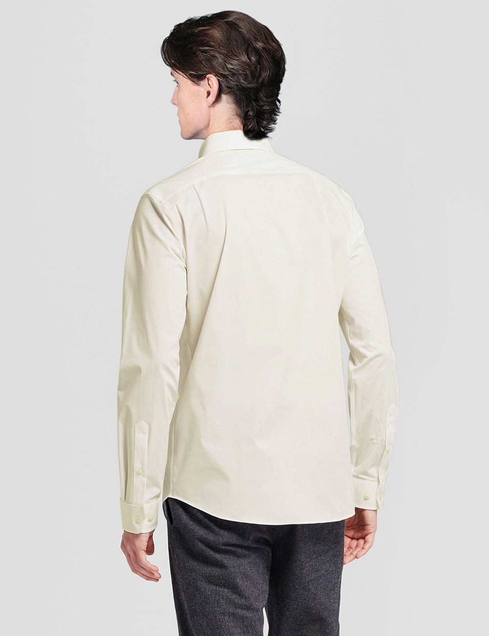 Bestfit Menswear  Men's Classic/Regular Fit Long Sleeve Spread Collar  Dress Shirt