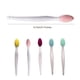 thumbnail image 4 of Guardurnaity Cepillo de labios Suavidad Multicolor Mujer Accesorios Polvo Comedo Remover Cosméticos Fácil de agarrar Cepillos exfoliantes Cuerpo del baño Verde, 4 of 6
