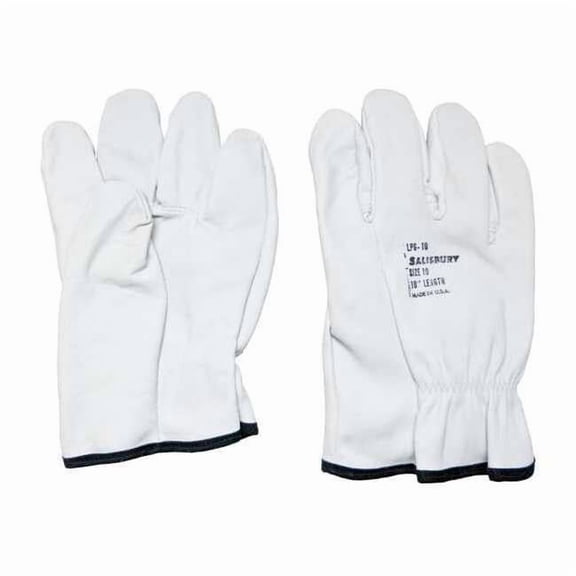 Salisbury Elec. Glove Protector,9-1/2,Cream,PR LPG10/9H