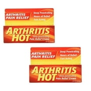 Arthritis Hot Pain Relief Creme 3 oz (Pack of 2)