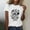 White, variant on Loose Fit T-Shirts Girl'S Trip 2025 T Shirt Women'S Fashion Round Neck Casual Short Sleeves,Blue Women Cotton T Shirt M