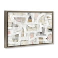 thumbnail image 3 of Stupell Industries Soft Angles Abstraction Brown Framed Floater Canvas Wall Art, design by Hannah Dawson, 21 x 31, 3 of 9