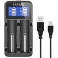 thumbnail image 2 of Cargador de Batería 18650 FARSAIL Pantallas LCD Universal 3.7V Lithium ion, 2 of 2