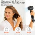 thumbnail image 3 of 5 in 1 Professional Hair Dryer Brush & Multi-Styler with 110,000 RPM,Ionic Blow Dryer Brush Set for Curling,Straightening,Volumizing, Drying,Auto Wrap Curls Hot Air Styler,Black, 3 of 6