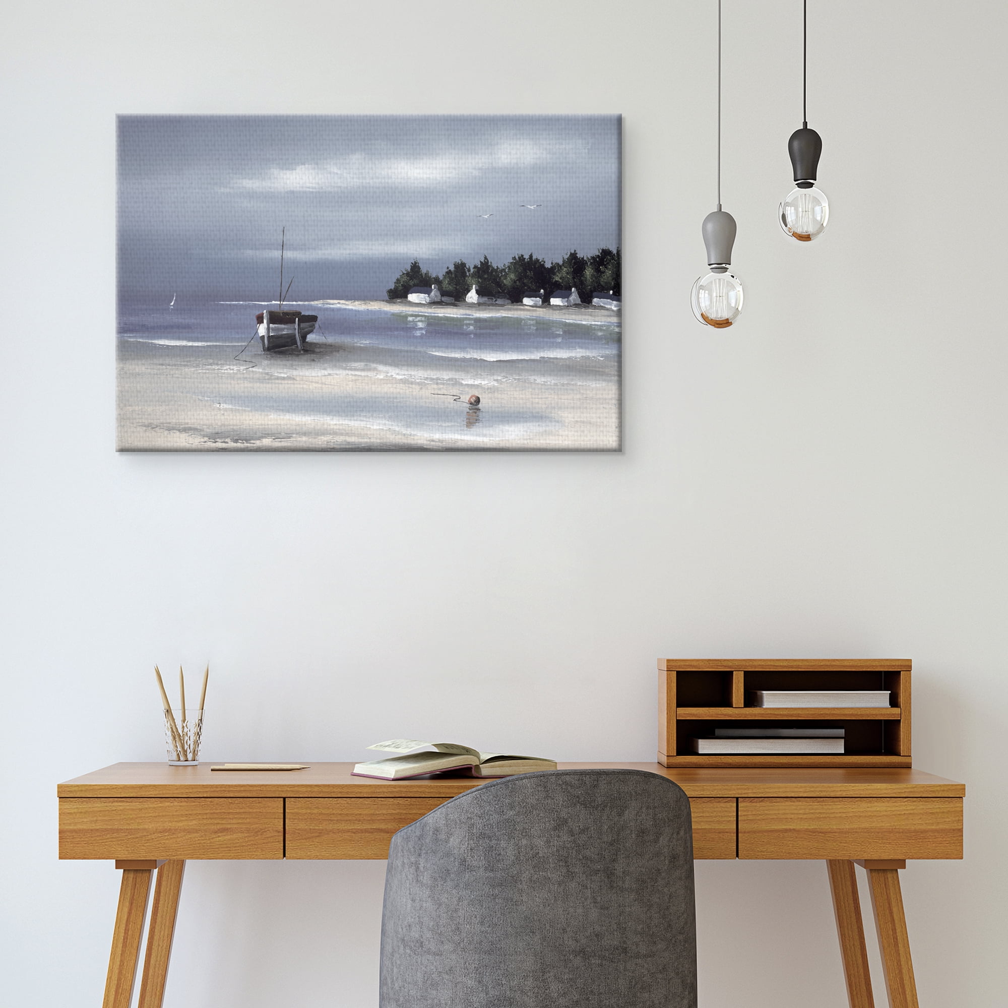 Masterpiece Art Gallery Coastal Inlet I Soft by Frederic Flanet Canvas Art Print