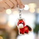 thumbnail image 4 of Llavero acrílico 2D con forma de caballo llorón, colgante decorativo para mochila, llavero acrílico, 4 of 6